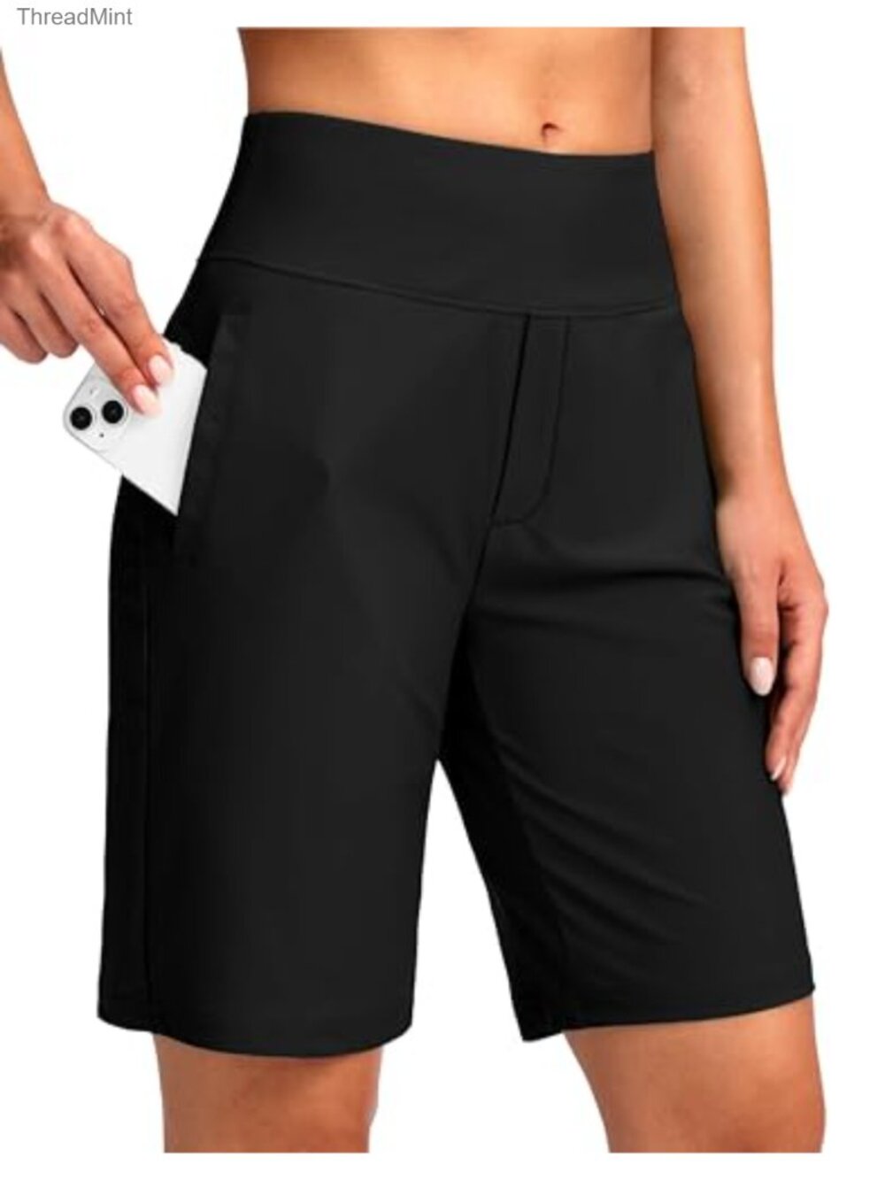 Women's 9" Long Swim Shorts Board Shorts with Pockets UPF 50+